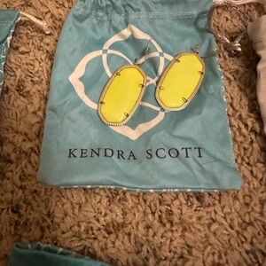 Kendra Scott Yellow Drop Earrings